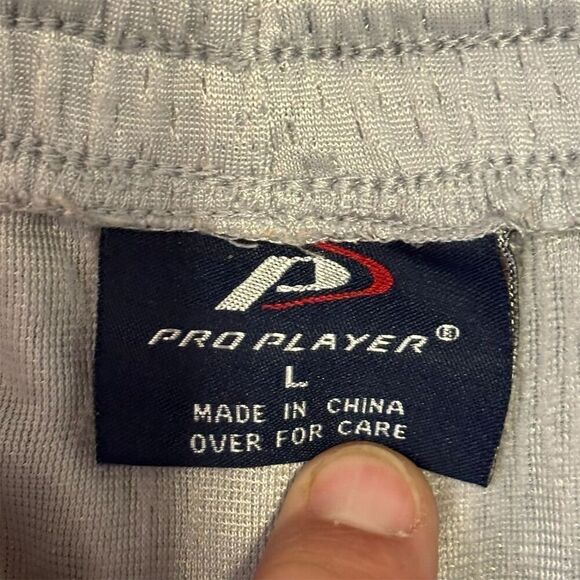 Pro Player Men's Gray Mesh Basketball Shorts Size L - Picture 5 of 5